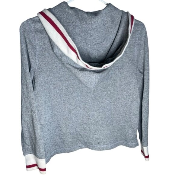 Roots Large Kids Girls 9 10 Yrs Zip Up Sweater Tops Sweatshirt 9 10 Grey Boxy Lg - Picture 2 of 8
